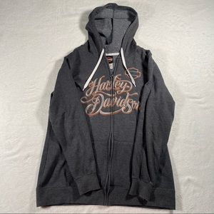 EUC Harley Davidson Gray Jacket